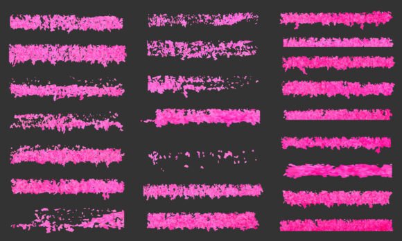 Download Pink Chalk and Crayon Textured Brush - Textured brush Collection