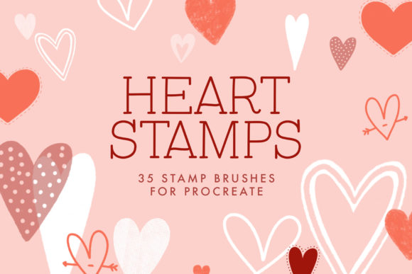 Download Procreate Heart Stamp Brushes - Premium Resources