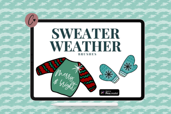 Download Sweater Weather Brushes for Procreate - Weather brushes Collection