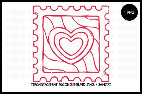 Download Hand Drawn Heart Stamp PNG - Premium Resources