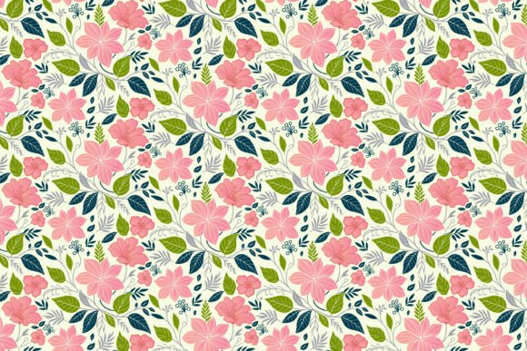 Download Floral Fabric Print for Table Linen - Fabric print Collection